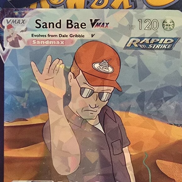 Salt Bae Dale Gribble Meme Pokemon Card - King Of The Hill - Picture 9 of 10